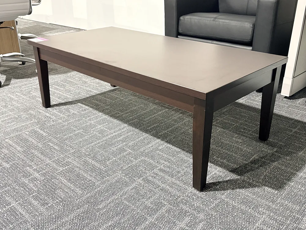 Coffee Table with Wood Base