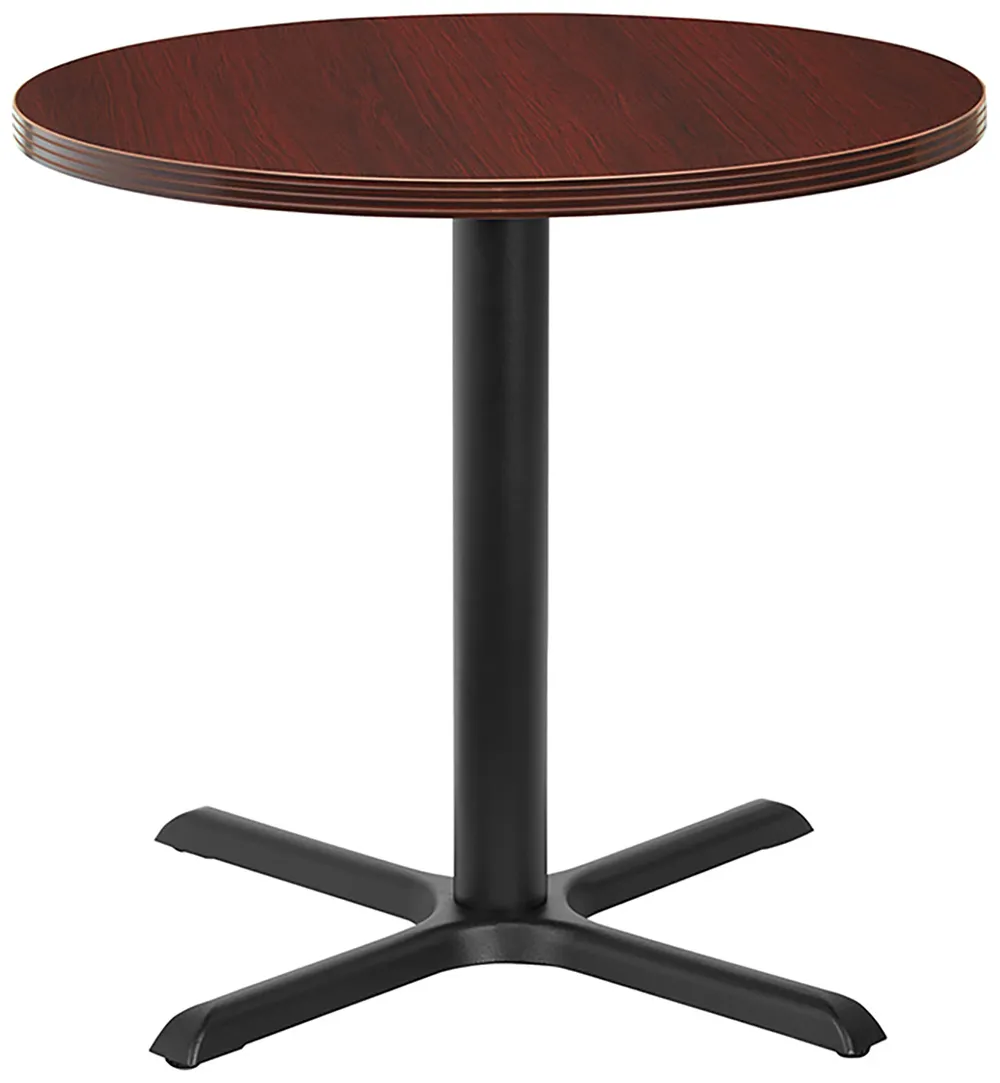 Round Table with Metal Base