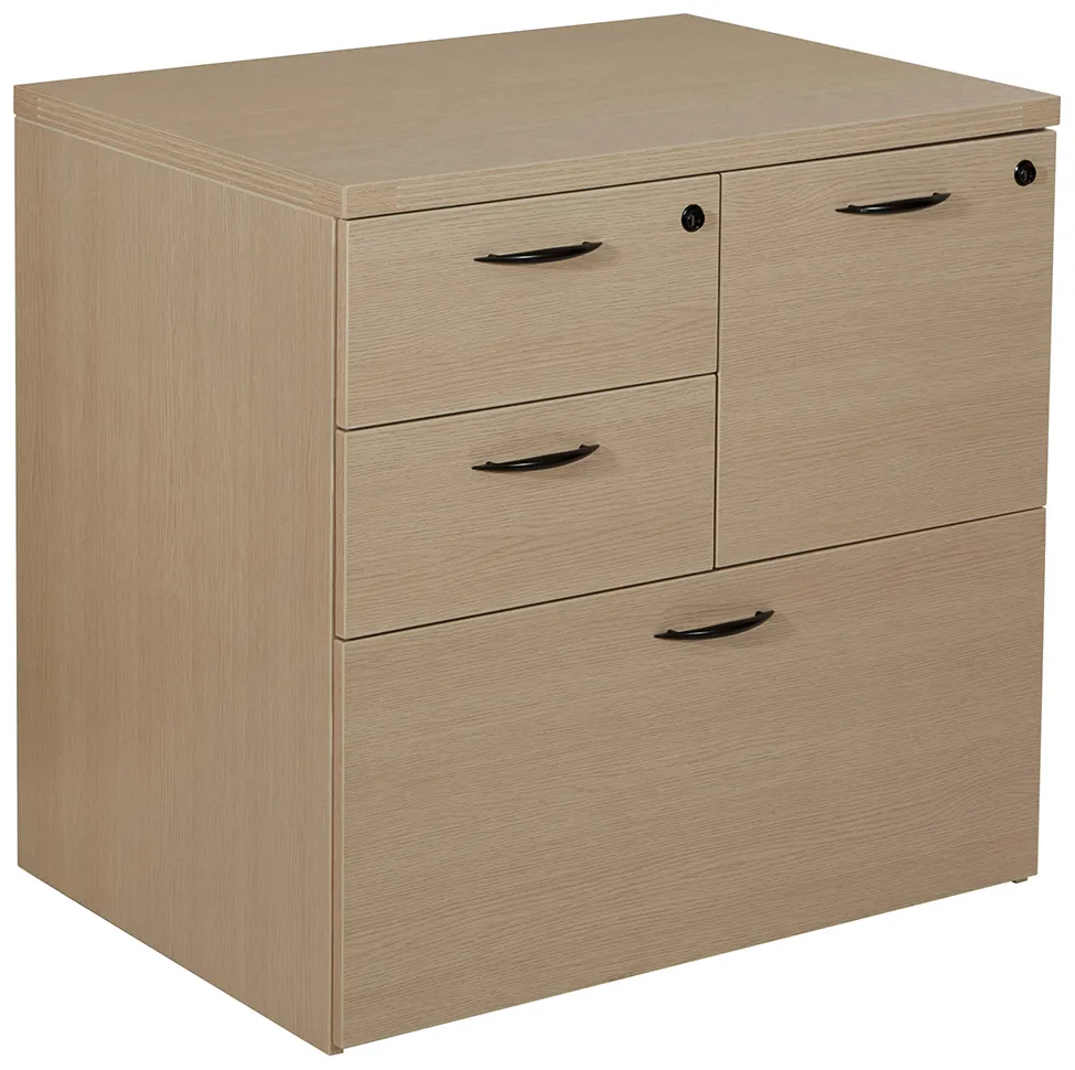 fullsize combo pedestal drawers 1