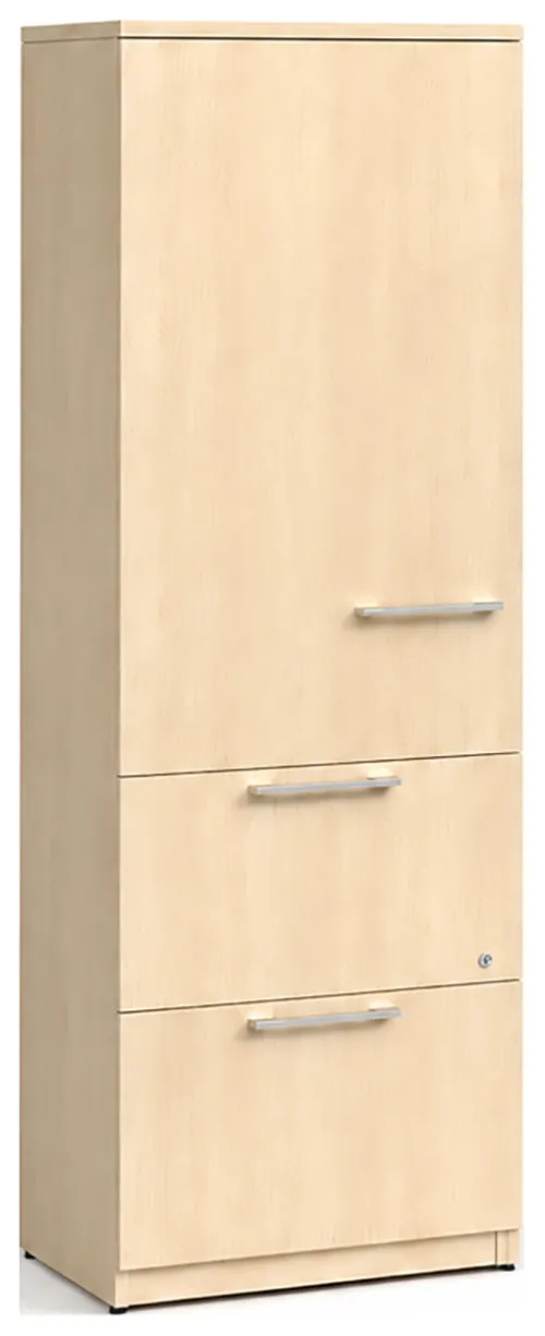 fullsize tall storage cabinet with drawers 1