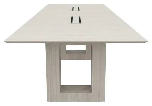 Conference Table with Chairs and Storage Set