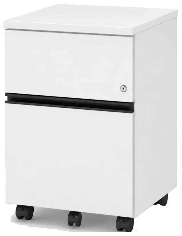 fullsize 2 drawer mobile pedestal 1