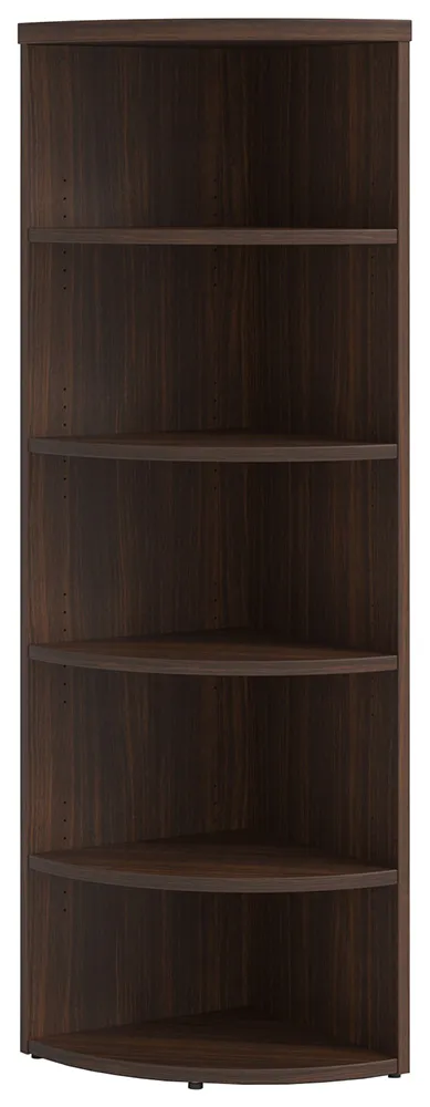 Curved Corner Bookcase
