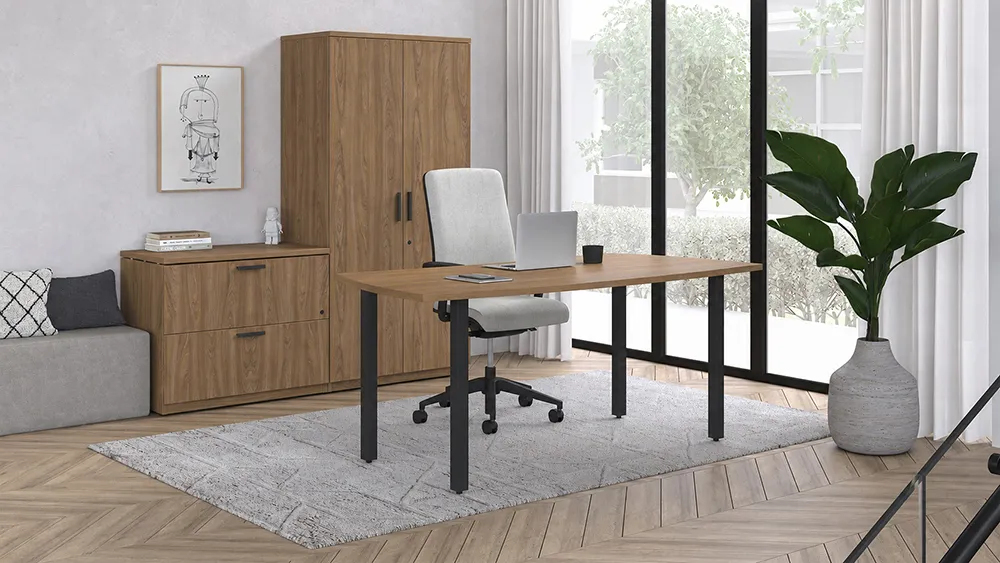 Office Desk with Storage