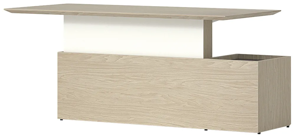 Adjustable Height L Shaped Desk with Bench Set