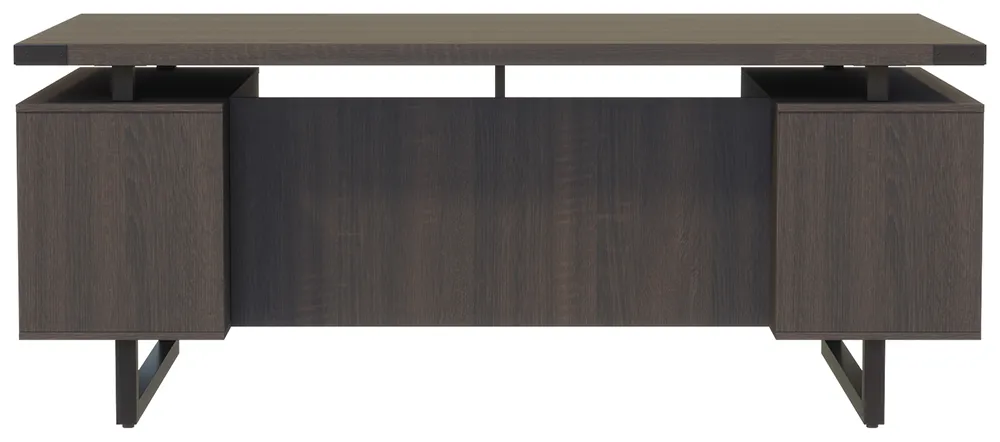 small double pedestal desk with drawers 6