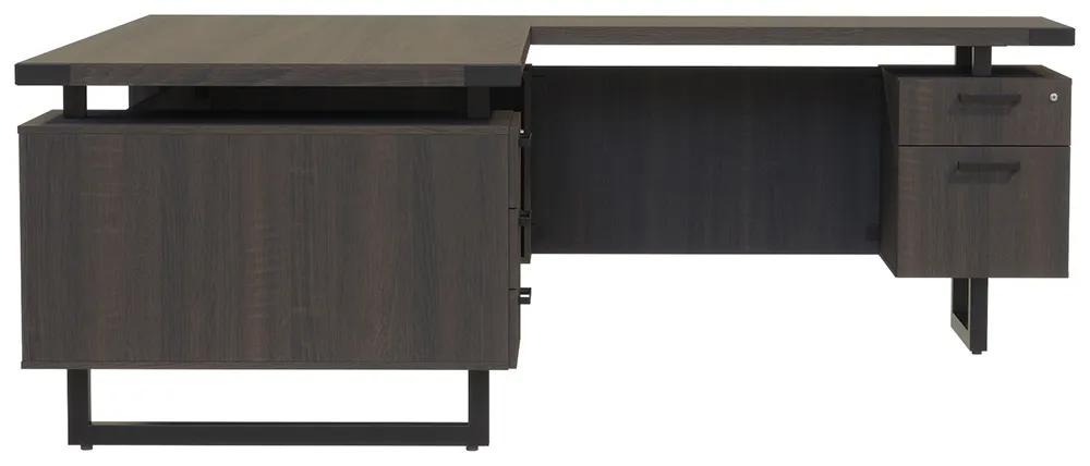 L Shaped Desk with Drawers