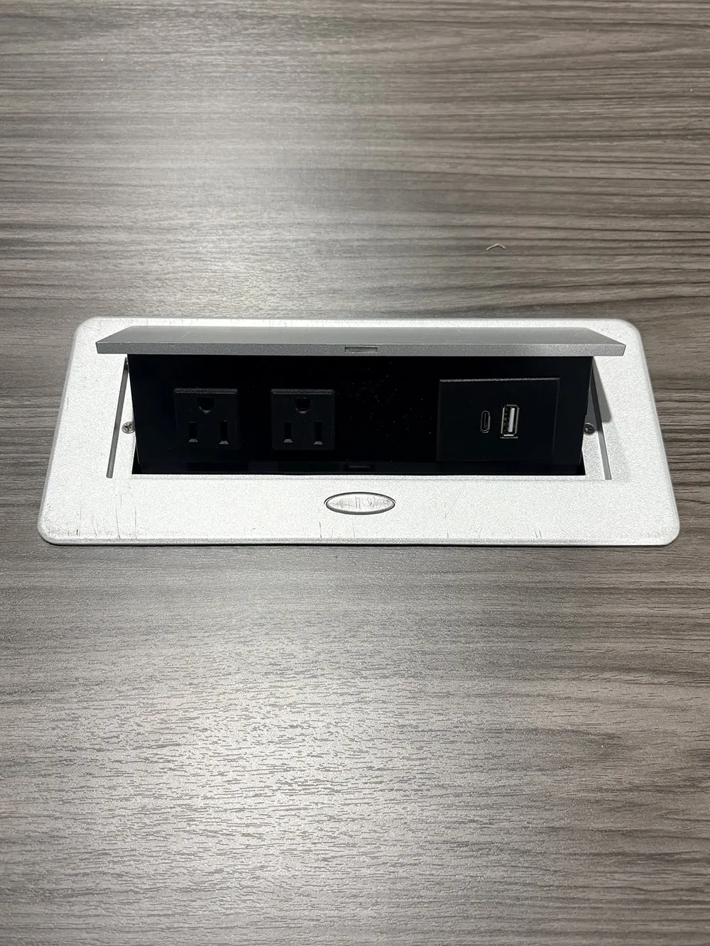 Round Meeting Table with Power