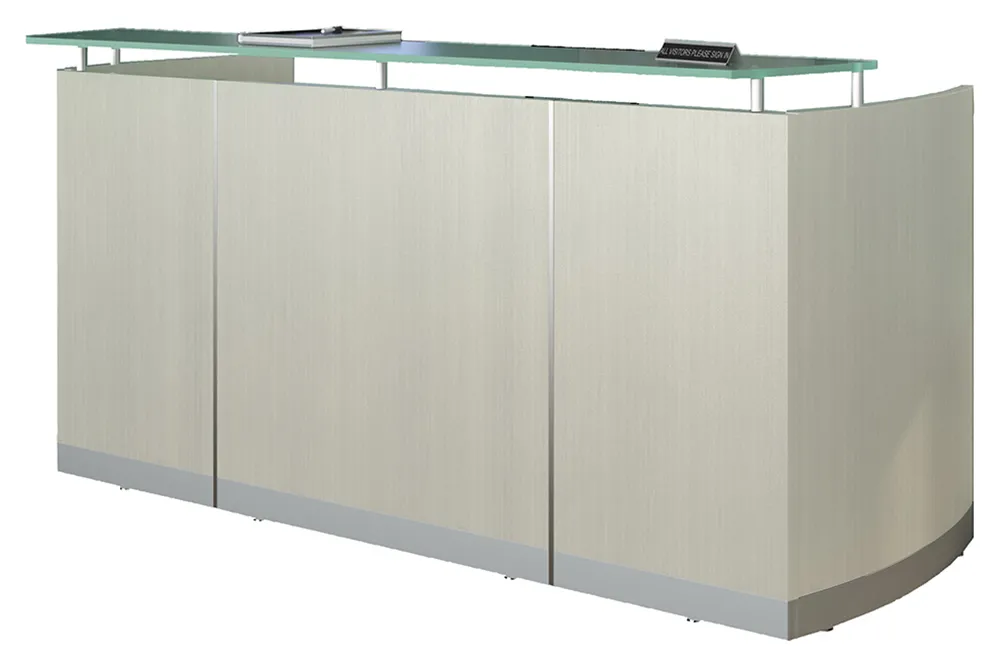 small reception desk with drawers 2