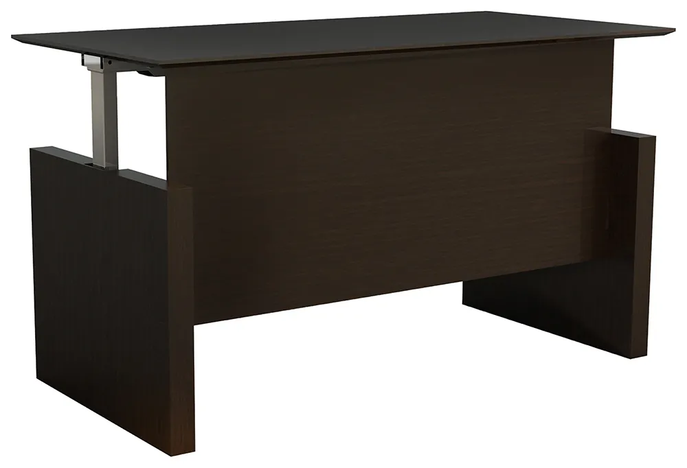 small sit to stand height adjustable desk 4