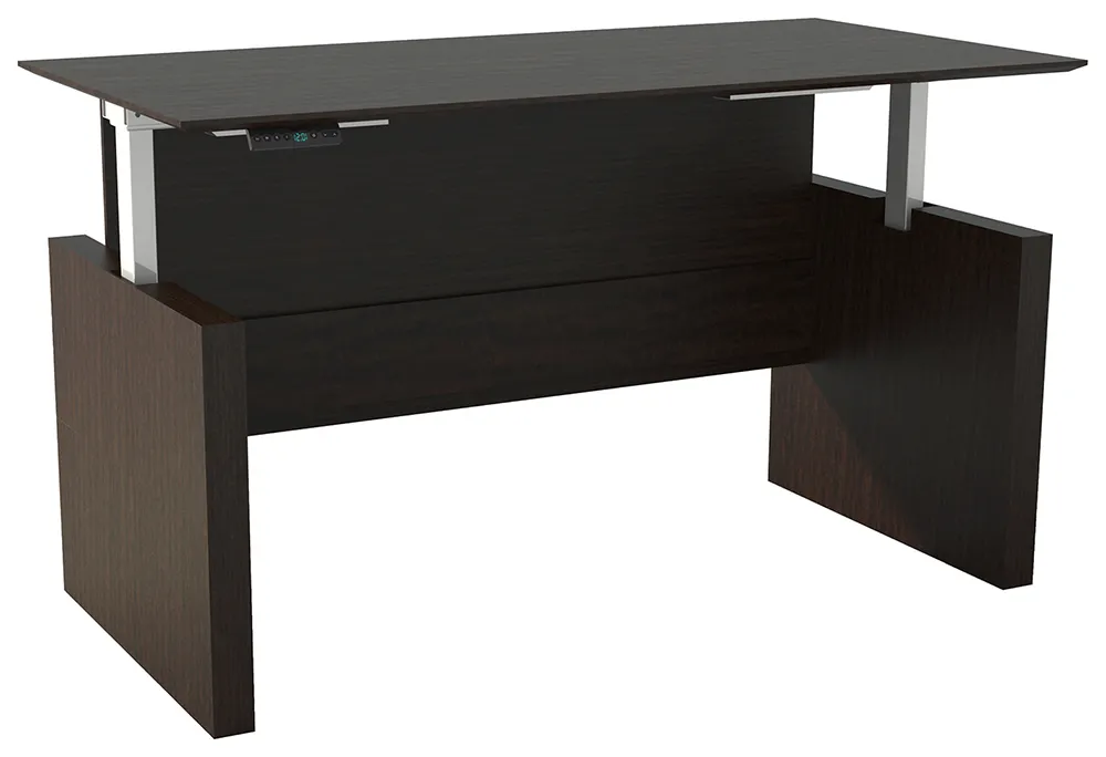 small sit to stand height adjustable desk 3