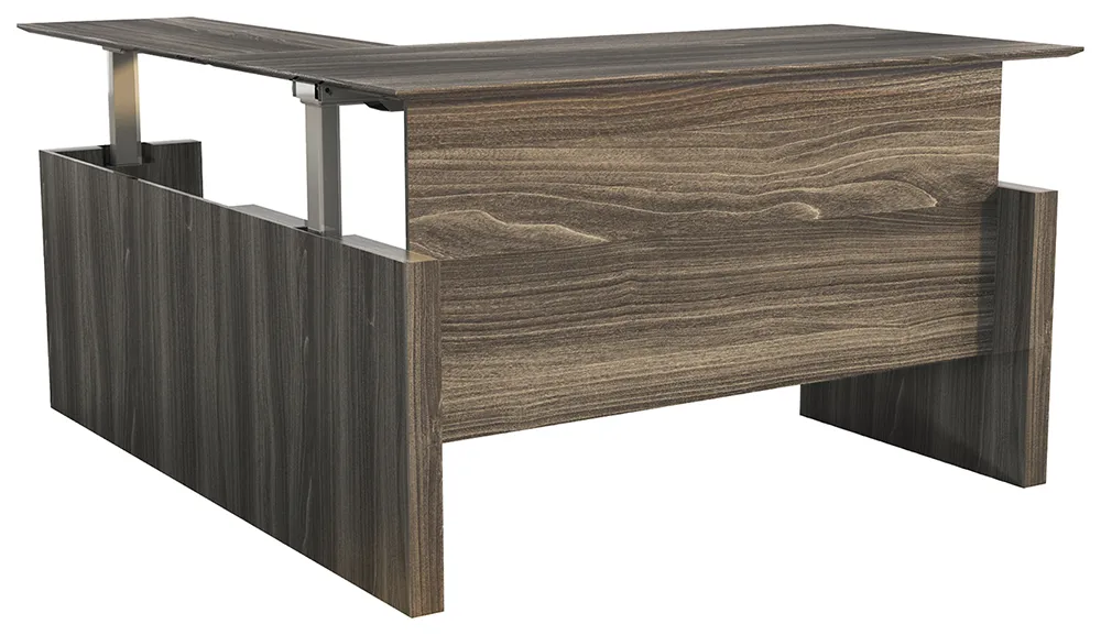 small l shaped height adjustable desk 3