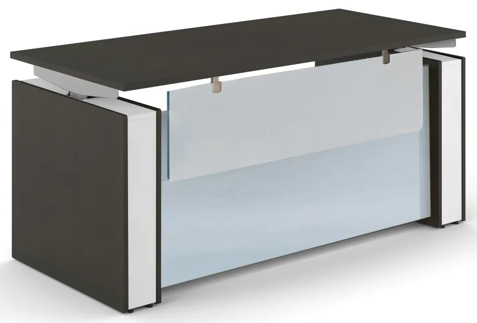 Sit Stand Desk with Modesty Panel