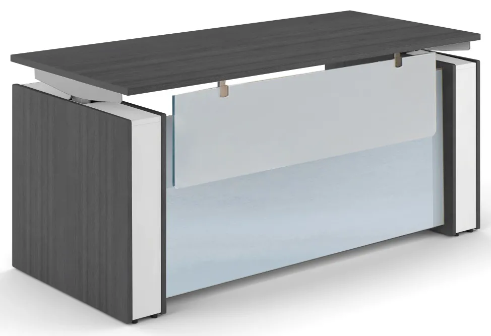 Sit Stand Desk with Modesty Panel