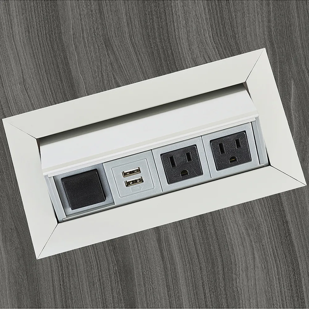 Grommet Power Outlet for Safco Conference Tables