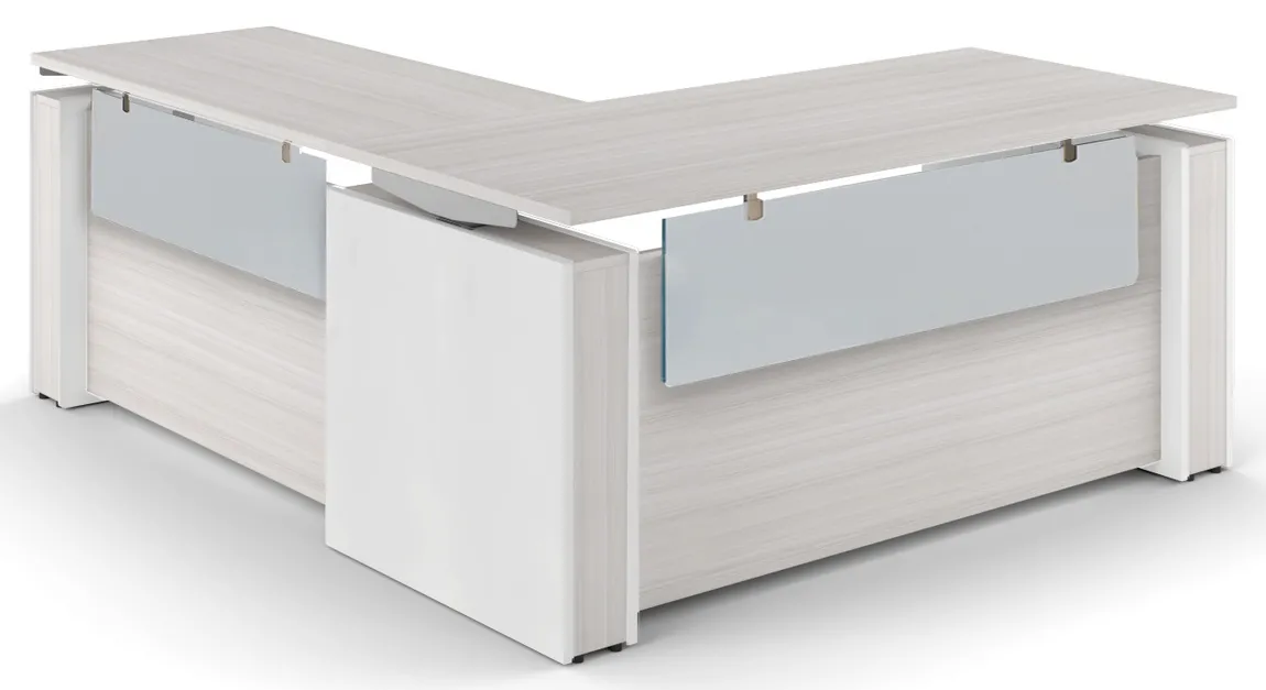 Adjustable Height L Shaped Desk