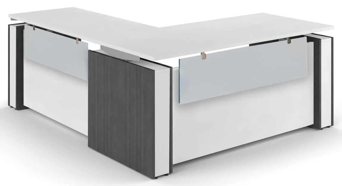 Adjustable Height L Shaped Desk