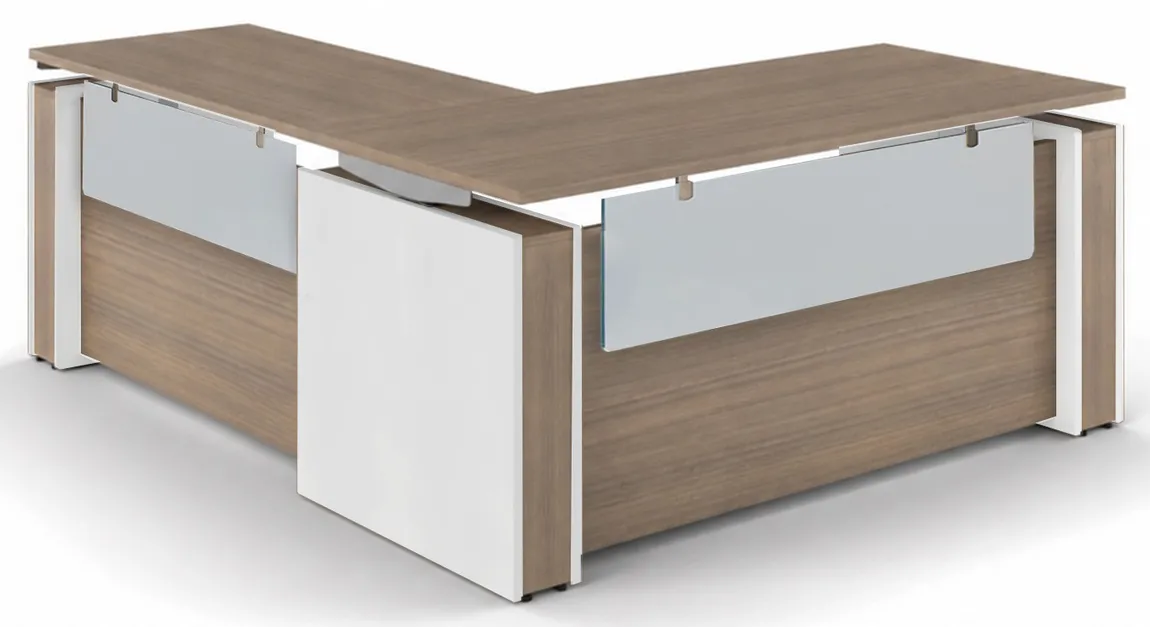 fullsize adjustable height l shaped desk 1