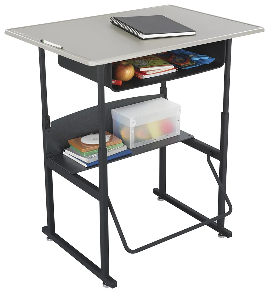 Adjustable School Desk with Storage