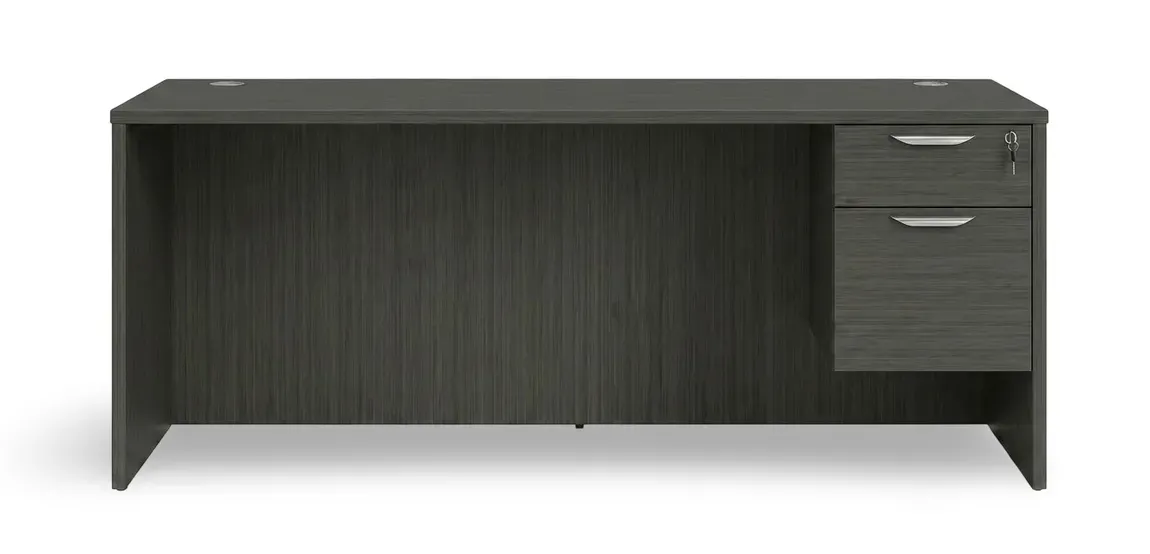 small rectangular desk with drawers 4