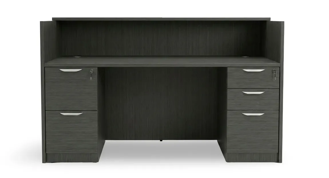 small reception desk with drawers 3