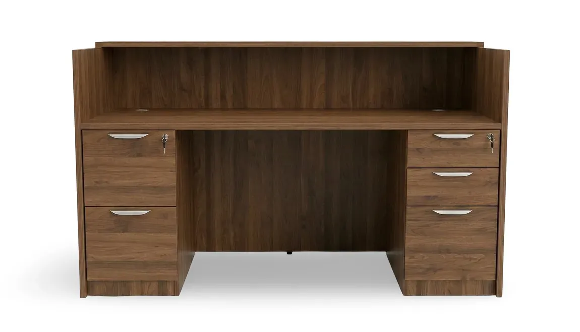 small reception desk with drawers 3