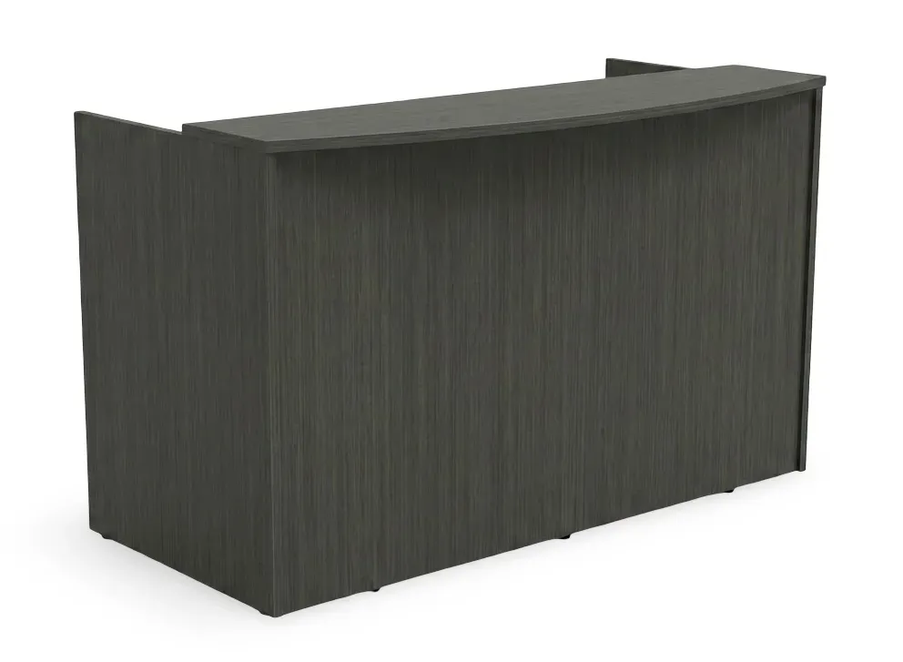 small contemporary reception desk with drawers 2