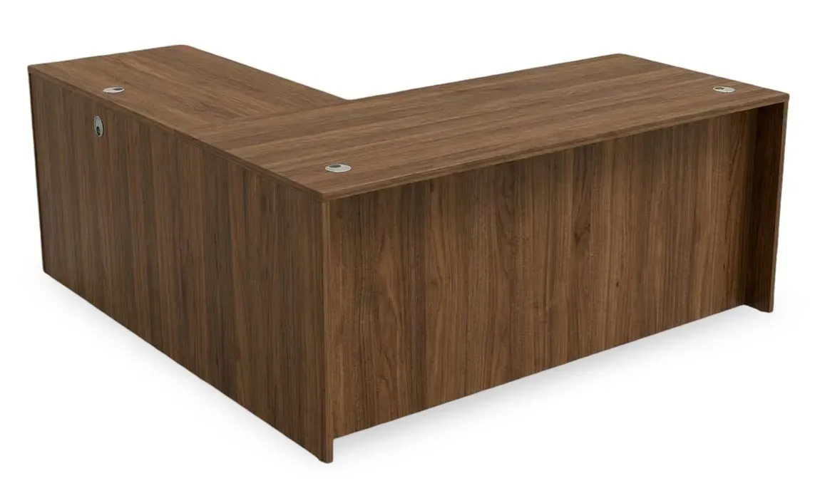 small l shaped desk with drawers 2