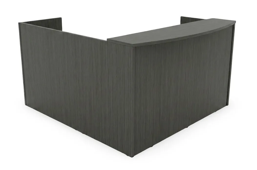 small l shaped reception desk with drawers 2