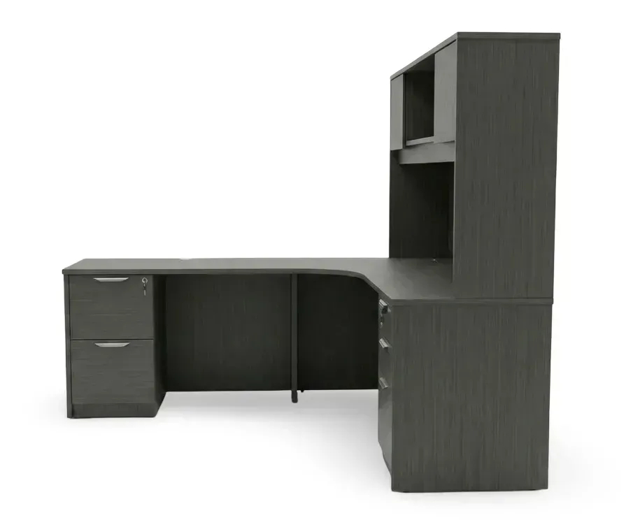 small l shaped desk with hutch 3