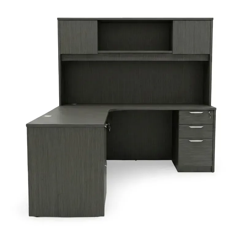 small l shaped desk with hutch 4