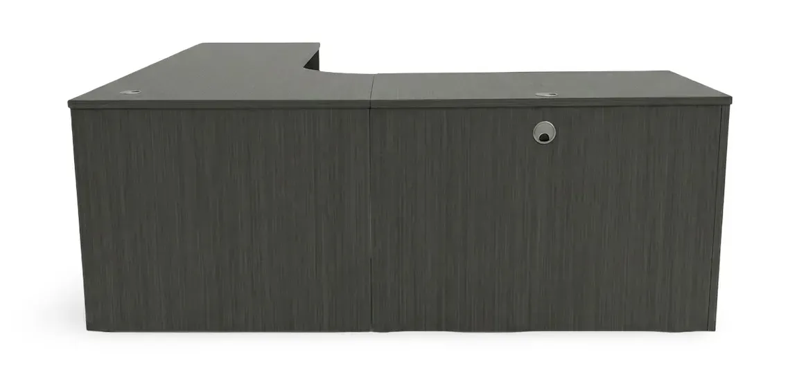 L Shaped Credenza Desk