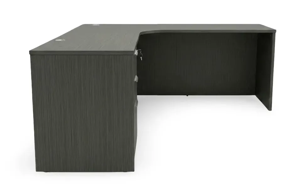 L Shaped Credenza Desk