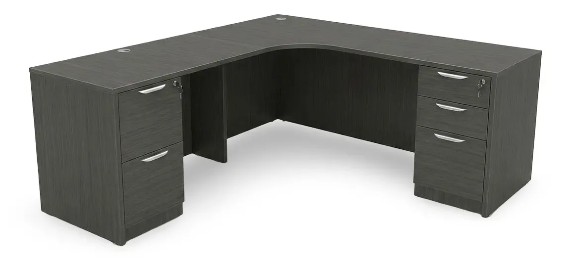 L-Shaped Credenza Desk