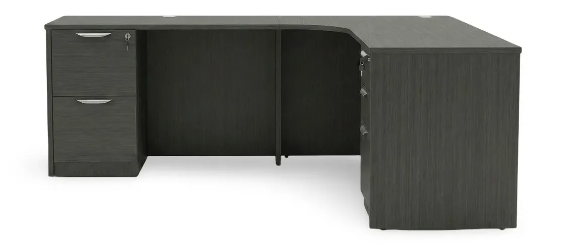 L-Shaped Credenza Desk
