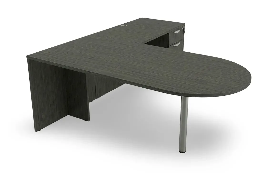 L-Shaped Peninsula Desk