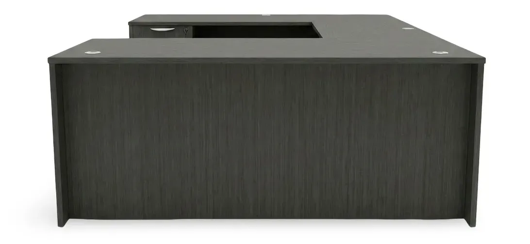 U Shaped Desk with Drawers