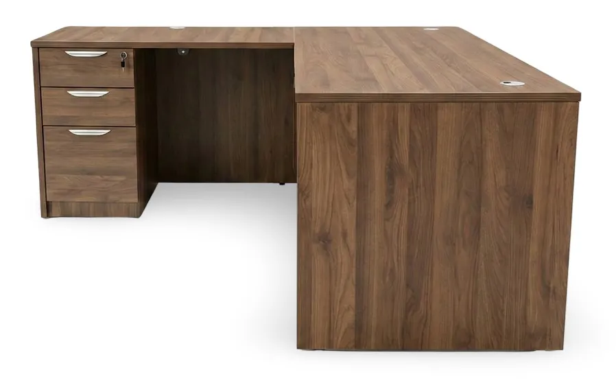 small l shaped desk with drawers 3