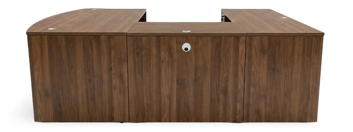 Bow Front U Shape Desk