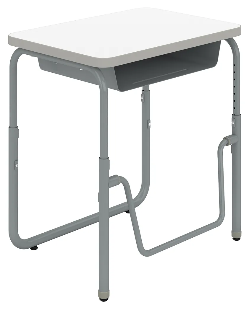 fullsize adjustable school desk with dry erase top 1