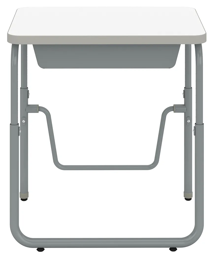 Height Adjustable School Desk with Footrest