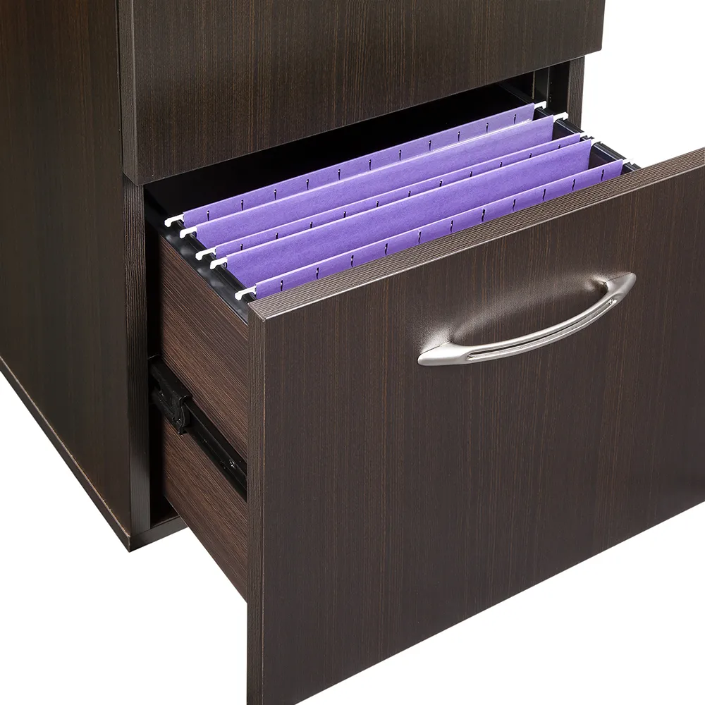 small 2 drawer pedestal for aberdeen credenzas 4