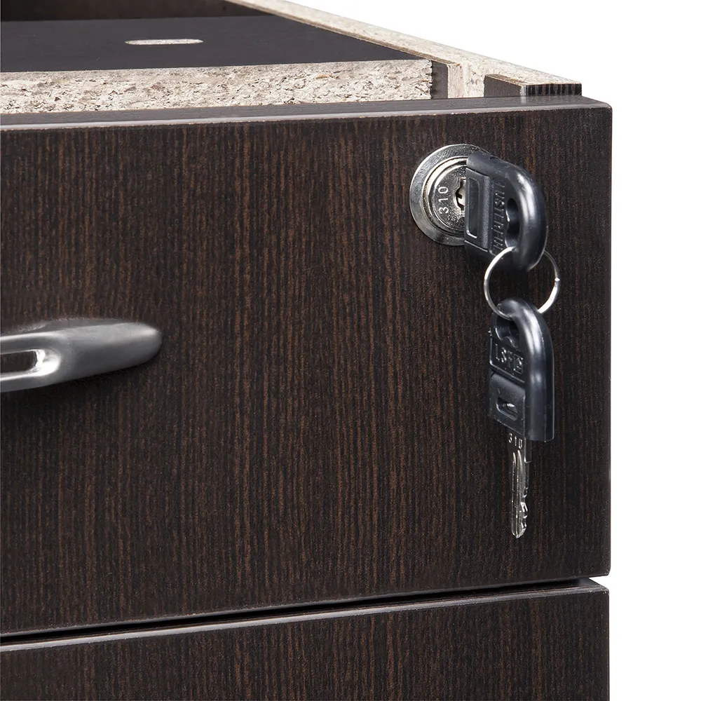 small 4 drawer pedestal for aberdeen credenzas 3