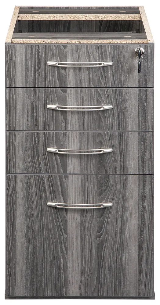 small 4 drawer pedestal for aberdeen credenzas 2