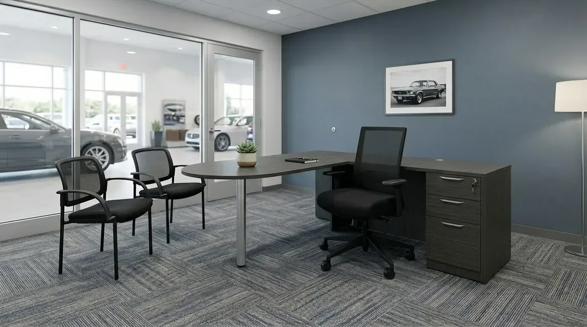 fullsize l shaped peninsula desk 1