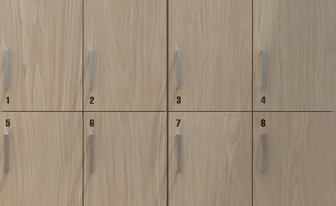 Locker Number Stickers Set of 50