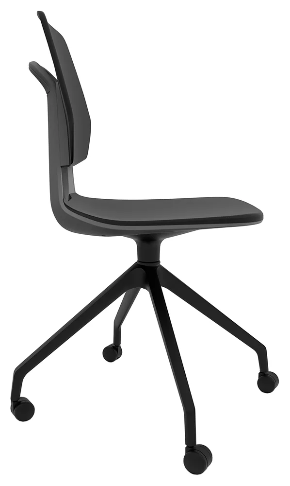 Rolling Armless Guest Chair