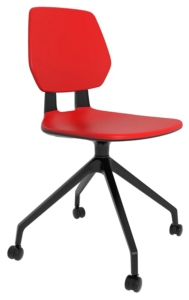 Rolling Armless Guest Chair