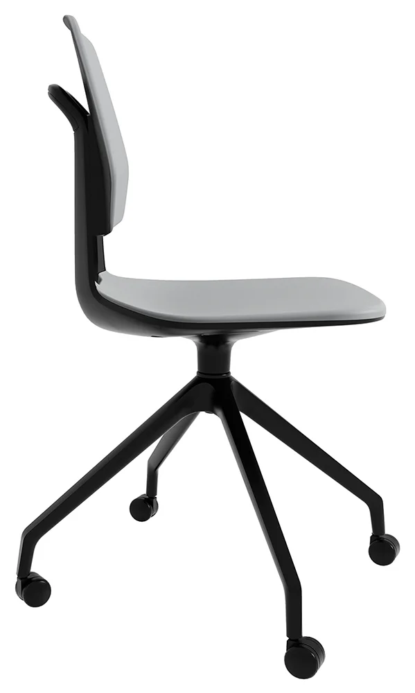 Rolling Armless Guest Chair