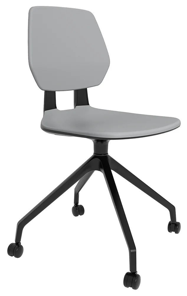 Rolling Armless Guest Chair